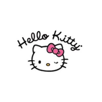 TENDA HELLO KITTY Stampata Velo Giallo-arancio Al Metro - immagine 2