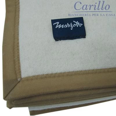 OFFERTISSIMA! ELEGANTE COPERTA PLAID MARZOTTO MISTO LANA MATRIMONIALE E412 - immagine 3