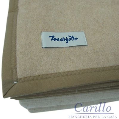 OFFERTISSIMA! ELEGANTE COPERTA PLAID MARZOTTO MISTO LANA MATRIMONIALE E413 - immagine 2