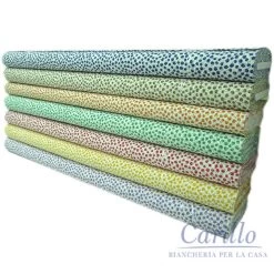 TESSUTO COTONE A METRO PER COPRIDIVANO COPRILETTO ECC. ALT. 280 DIS. FIORE F539