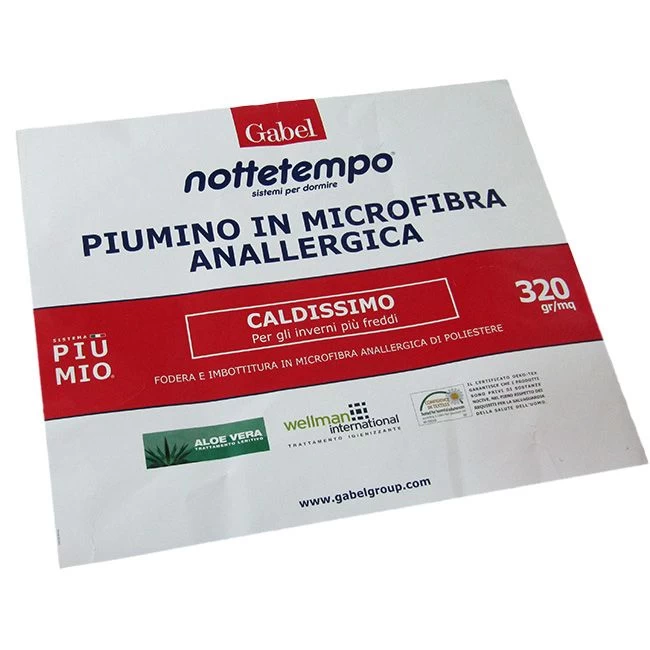 Piumino Gabel Microfibra Anallergico Caldissimo 320 Gr Matrimoniale G548 - immagine 4