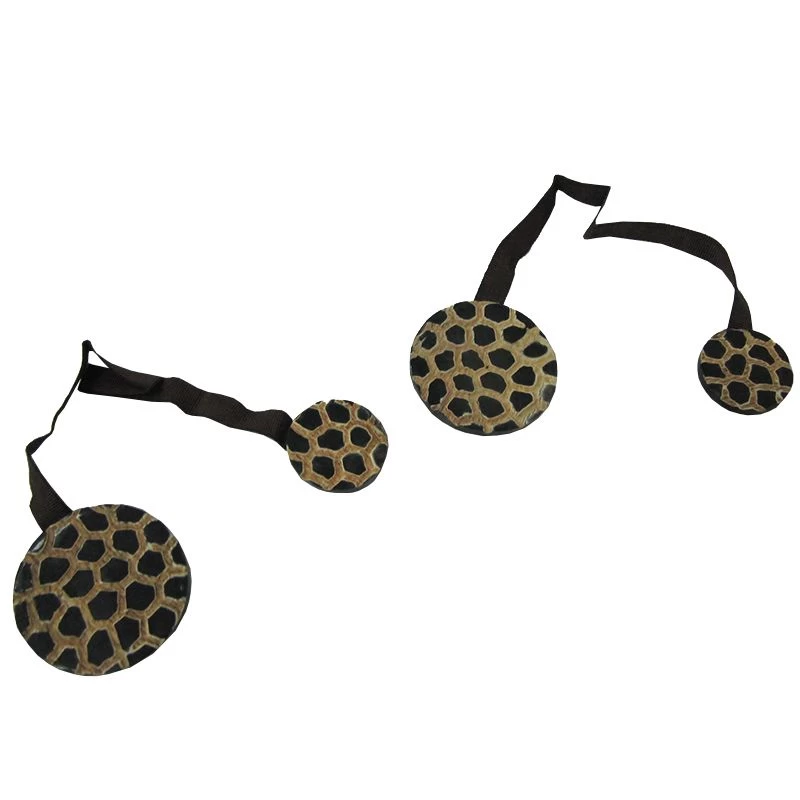 Coppia Calamite Fermatenda Due Pezzi Forma Rotonda - Maculata H680