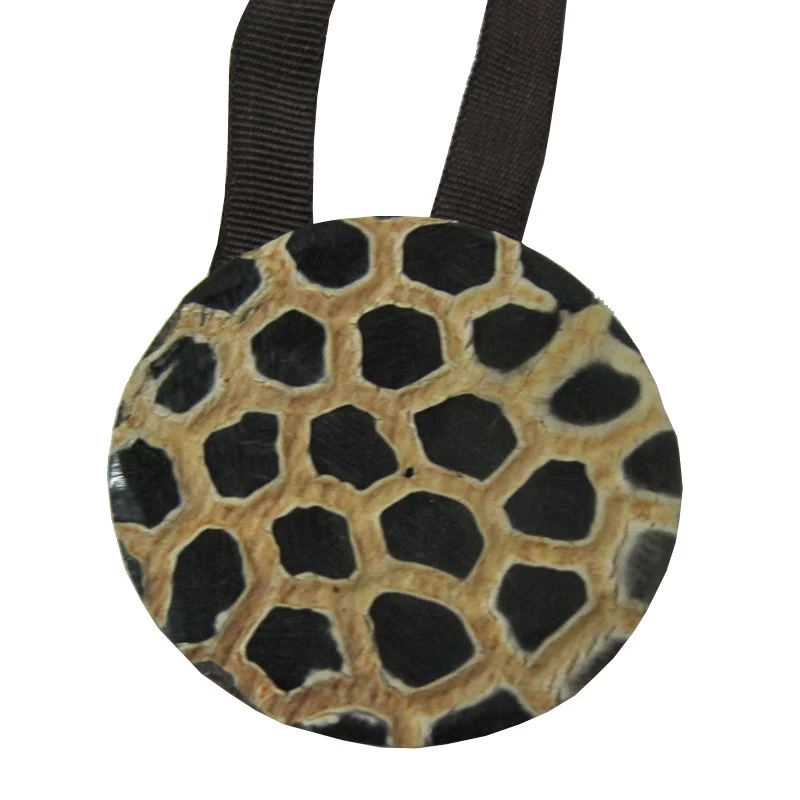 Coppia Calamite Fermatenda Due Pezzi Forma Rotonda - Maculata H680 - immagine 3