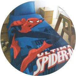 Calda Coperta Plaid Effetto Pelliccia Marvel Spiderman Per Letto Singolo M119
