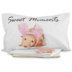 Completo Lenzuola Cotone Matrimoniale Sweet Moments Stampa Digitale M356