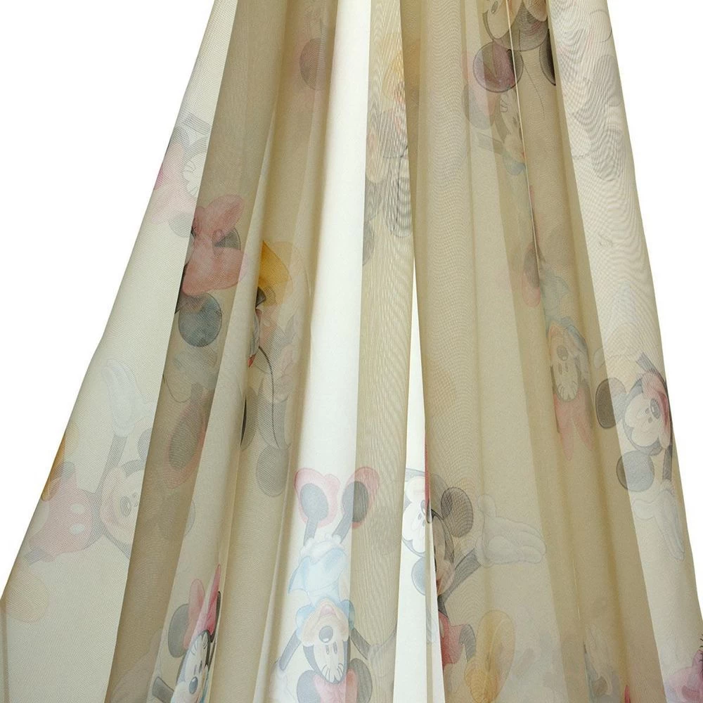 Tenda Disney Topolino E Minnie Velo Al Metro Altezza 300 Cm - Beige M743 - immagine 2