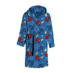 Accappatoio Bambino Spiderman Marvel In Spugna Di Cotone J732