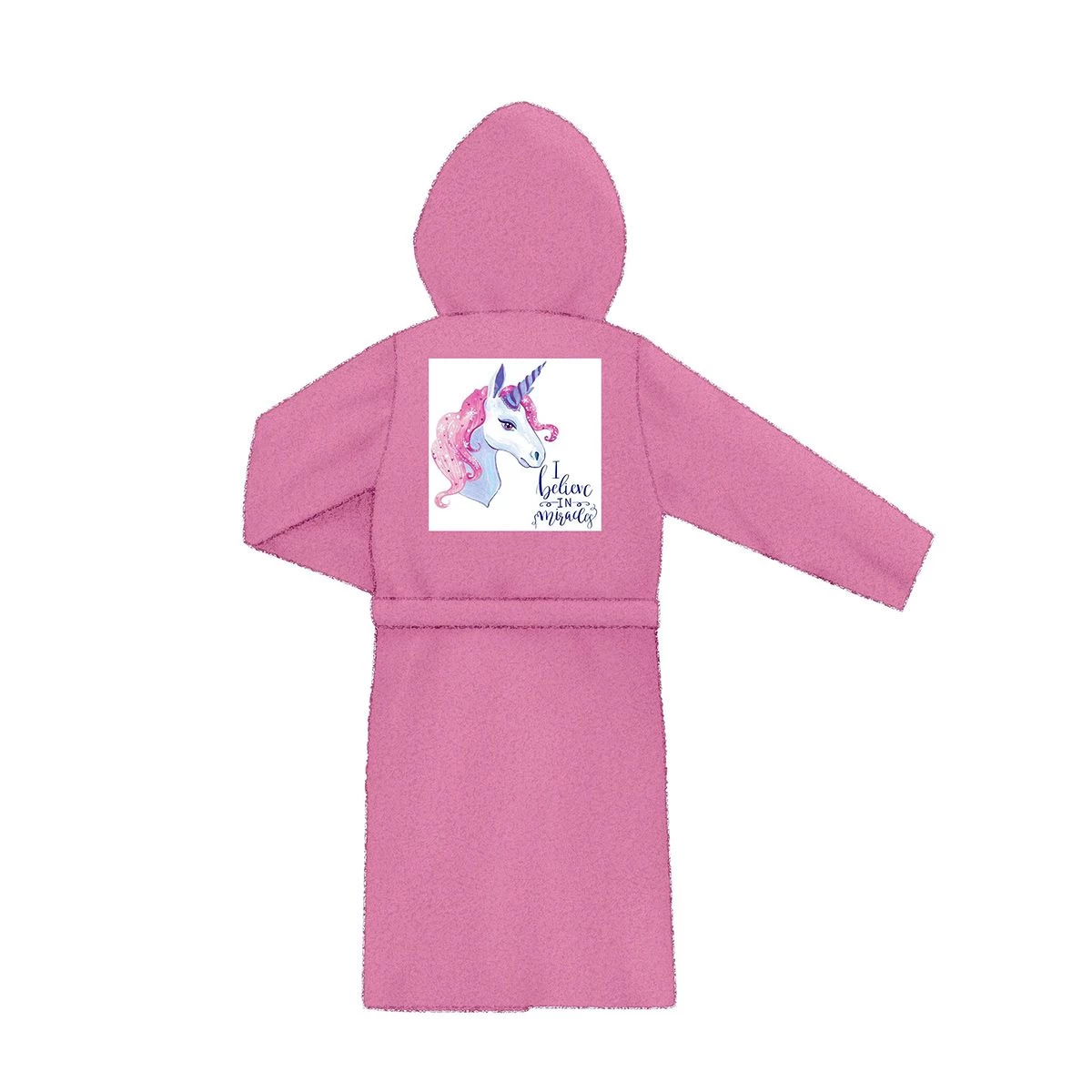 Accappatoio Bambina Unicorno Di Bassetti In Spugna T755 - immagine 2