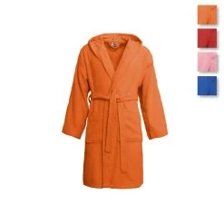 Accappatoio Junior Pompea In Spugna 380 Gr/mq - Da 4 A 14 Anni Z457