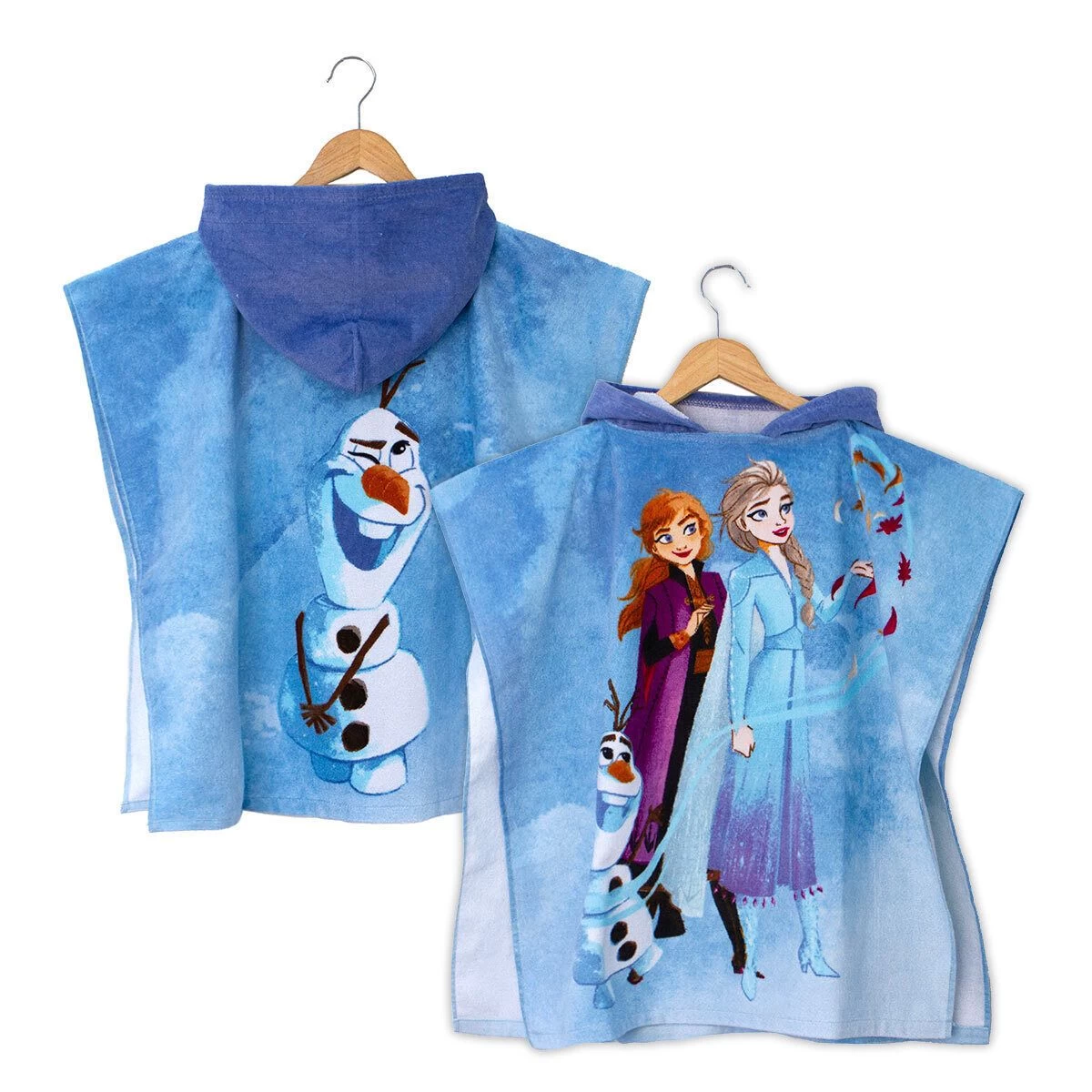 Accappatoio Poncho Frozen Disney In Spugna Taglia Unica J591