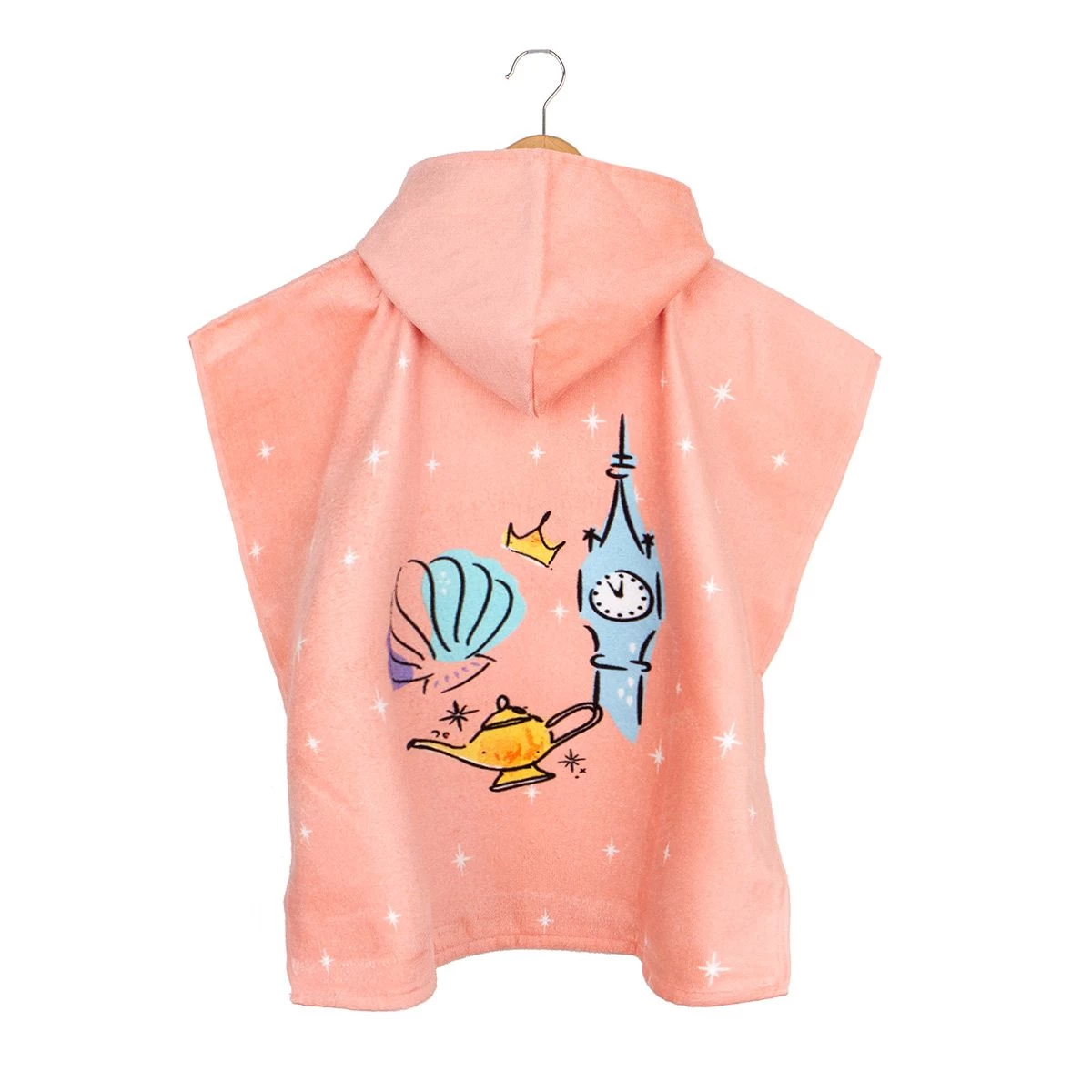 Accappatoio Poncho Princess Disney In Spugna Taglia Unica K260 - immagine 2