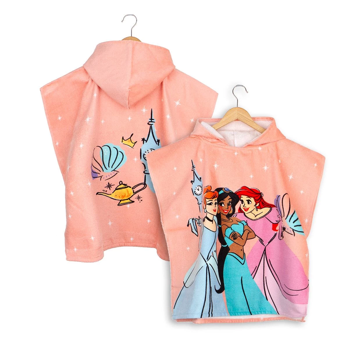 Accappatoio Poncho Princess Disney In Spugna Taglia Unica K260 - immagine 3