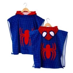 Accappatoio Poncho The Amazing Spiderman Marvel In Spugna Taglia Unica J588
