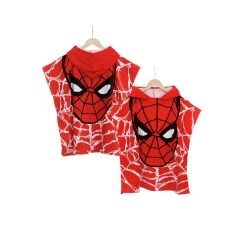 Accappatoio Poncho Spiderman Marvel Spugna - Taglia Unica S531