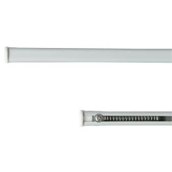 Coppia Bastoncini Per Tende A Pressione Regolabili Da 60 A 90 Cm Bianco M954