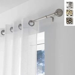 Bastone Per Tenda Globa In Ferro Estensibile Da 120 A 210 Cm W679