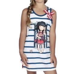Camicia Da Notte Bambina/ragazza Estiva Summer Days Gorjuss In Cotone 51434 Z036