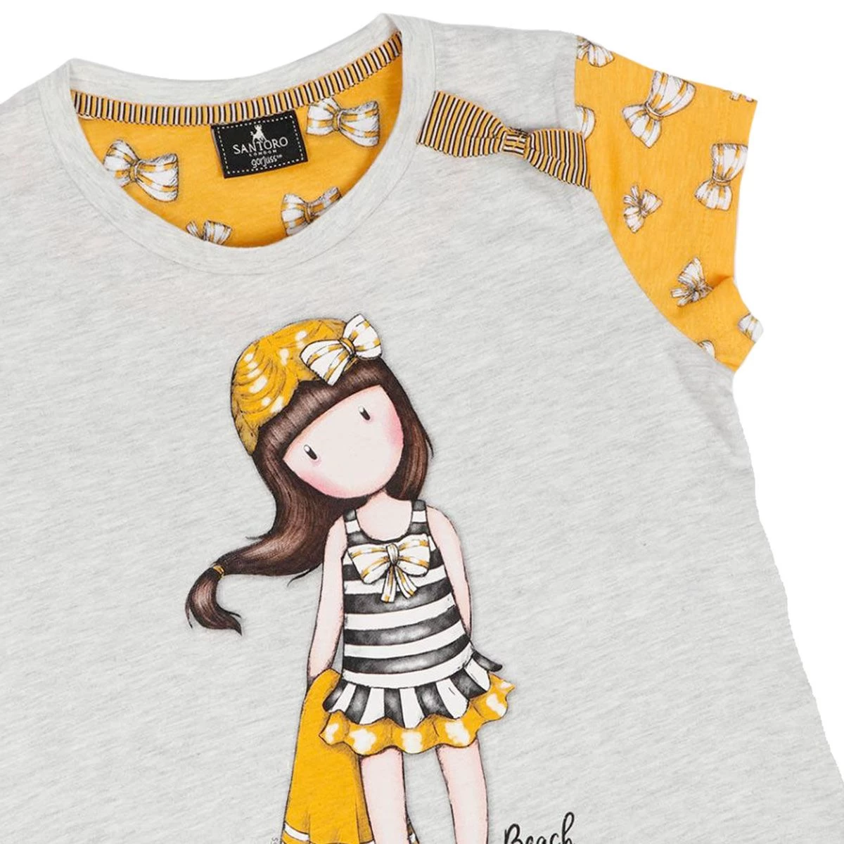 Camicia Da Notte Bambina/ragazza Estiva Beach Belle In Cotone 51436 Z032 - immagine 2