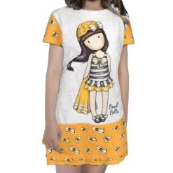 Camicia Da Notte Bambina/ragazza Estiva Beach Belle In Cotone 51436 Z032