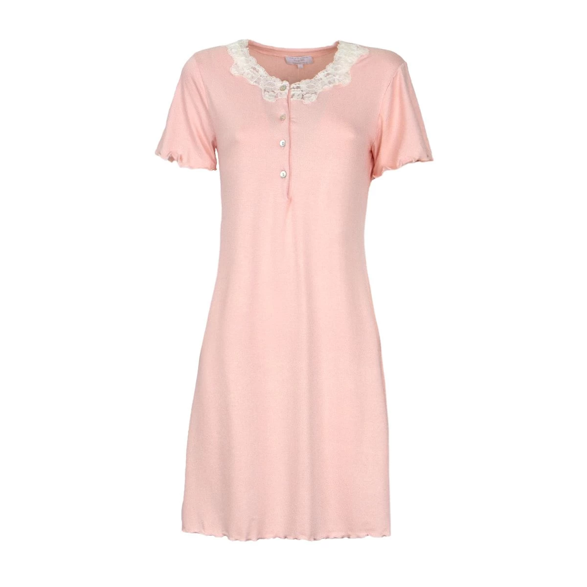 Camicia Da Notte Estiva Noemi Di Toscana Lingerie In Viscosa - Taglie Forti J571 - immagine 2