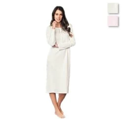 Camicia Da Notte Linclalor In Caldo Cotone 91966 - Fino Alla Tg 60 J932