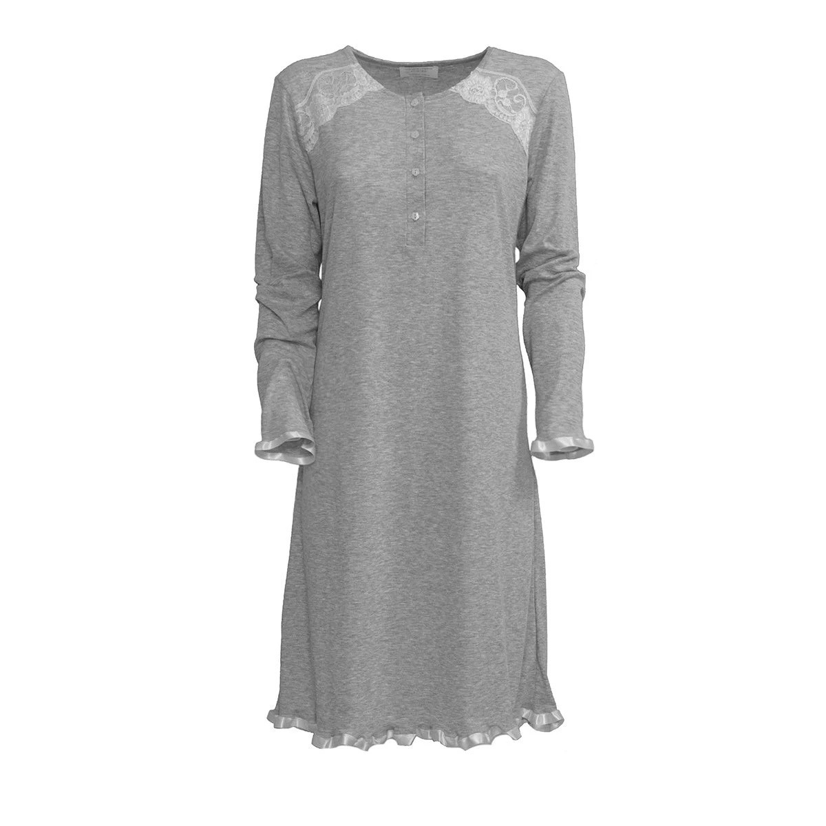 Camicia Da Notte Brenda Di Toscana Lingerie In Cotone S342 - immagine 2