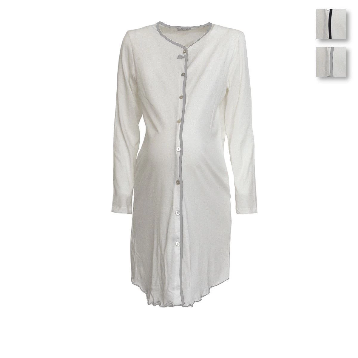 Camicia Clinica Mammain Maternità Aperta Con Bordino 5230 S962