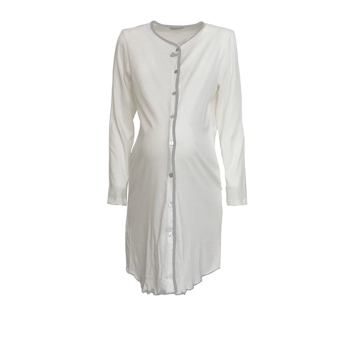 Camicia Clinica Mammain Maternità Aperta Con Bordino 5230 S962 - immagine 2