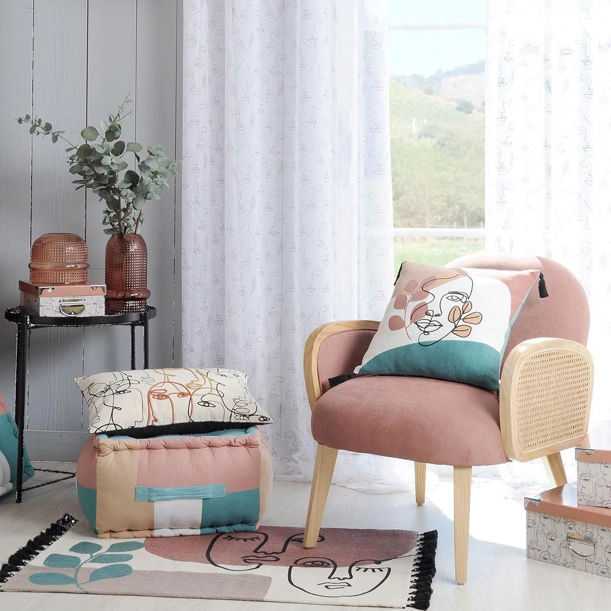 Cuscino Coprisedia Esquisse 40x40 Cm W659 - immagine 4