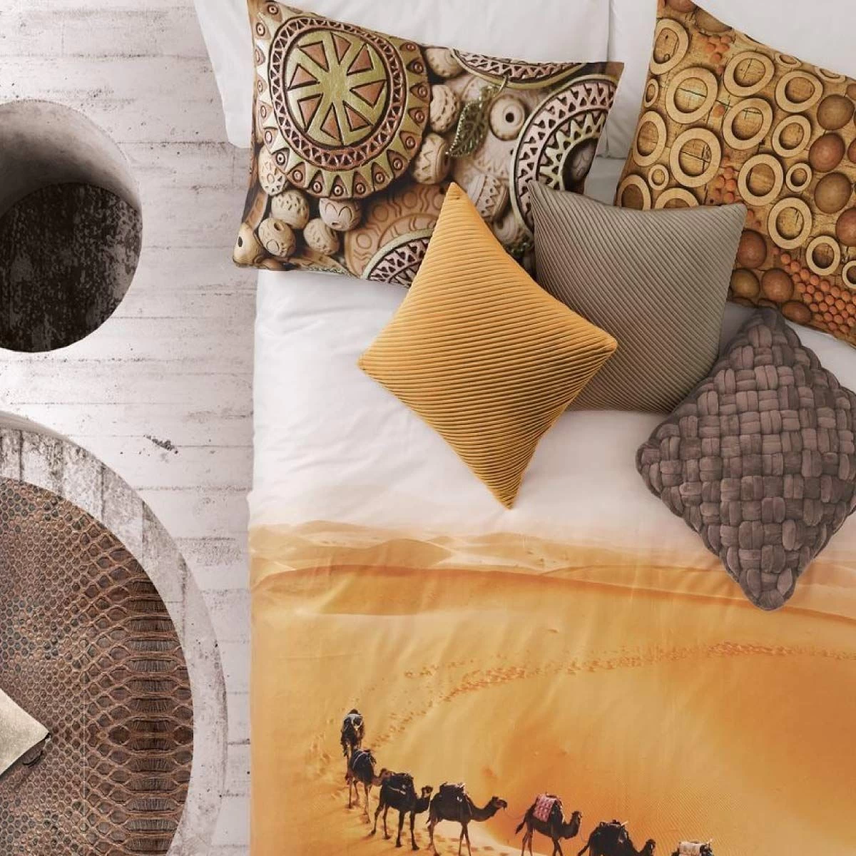 Completo Copripiumino Sukha 759 Di Manterol Per Letto Matrimoniale J470 - immagine 2