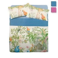 Completo Lenzuola Alicante Di Zero Bed Stampa Digitale Matrimoniale Maxi J456