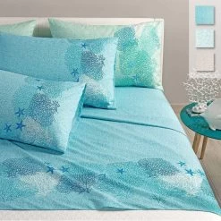 Completo Lenzuola Coralli Di Caleffi - Dimensioni Varie K222