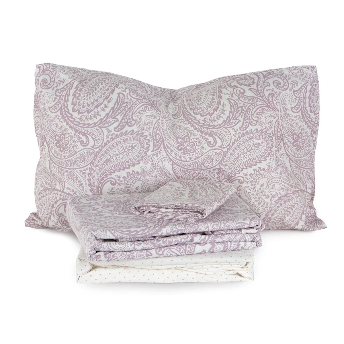 Completo Lenzuola In Flanella Aisha Di Di Maestro Matrimoniale J185 - immagine 2