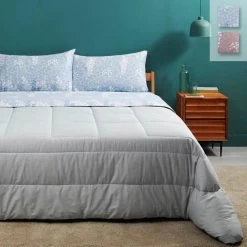 Completo Lenzuola In Flanella Polka Dot Di Bassetti - Dimensioni Varie X174