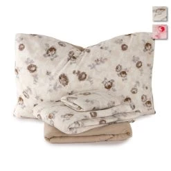 Completo Lenzuola In Pile Boccioli Matrimoniale K860