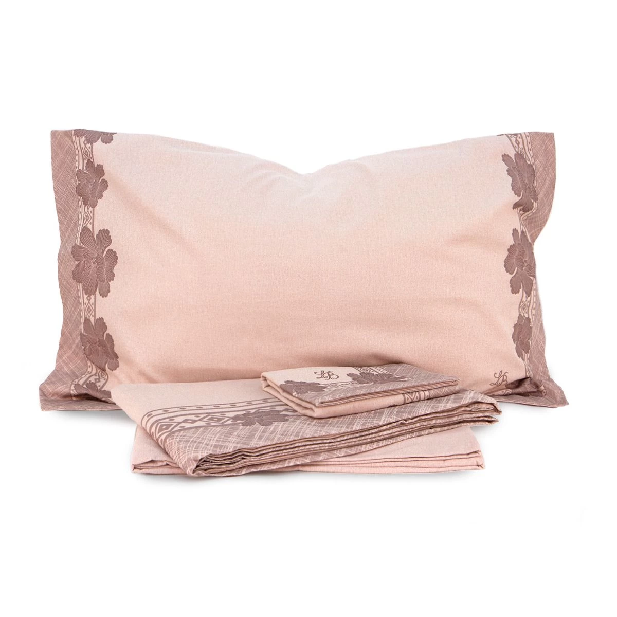 Completo Lenzuola Liriope Di Laura Biagiotti In Flanella Matrimoniale Maxi J201 - immagine 2