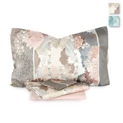 Completo Lenzuola Butterfly Di Bassetti Granfoulard In Raso Matrimoniale K343