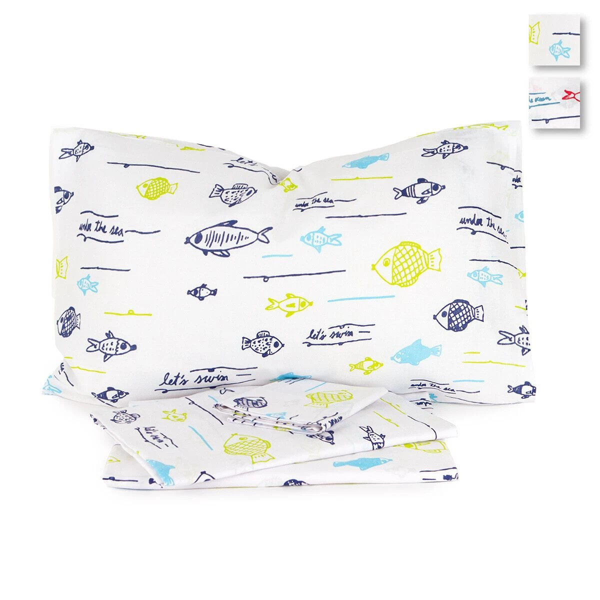 Comleto Lenzuola Marline Il Granchio - Dimensioni Varie K314