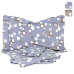 Completo Lenzuola In Flanella Milo Di Enrico Coveri Matrimoniale Maxi J238