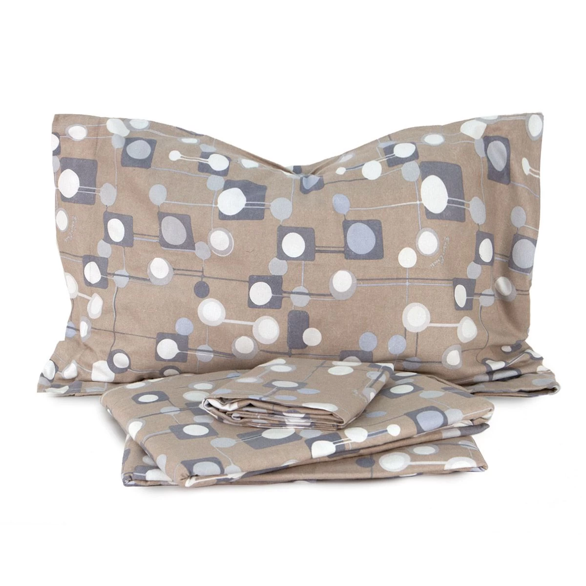 Completo Lenzuola In Flanella Milo Di Enrico Coveri Matrimoniale Maxi J238 - immagine 3