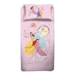Completo Lenzuola Princess Disney Per Letto Singolo J914