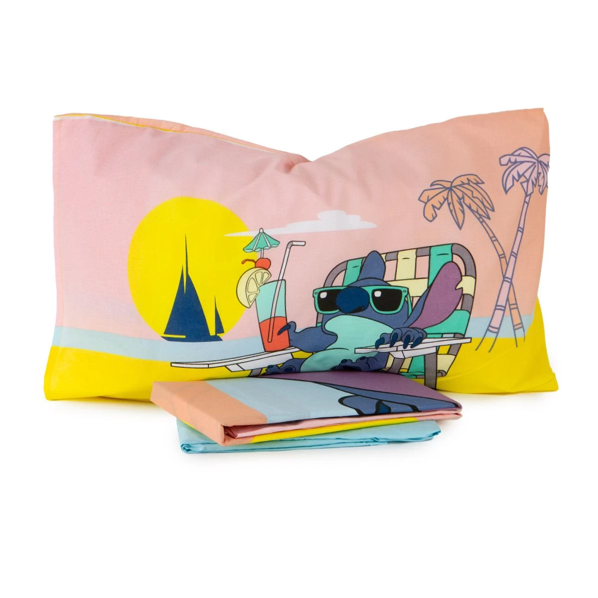 Completo Lenzuola Stitch Per Letto Singolo J917 - immagine 2