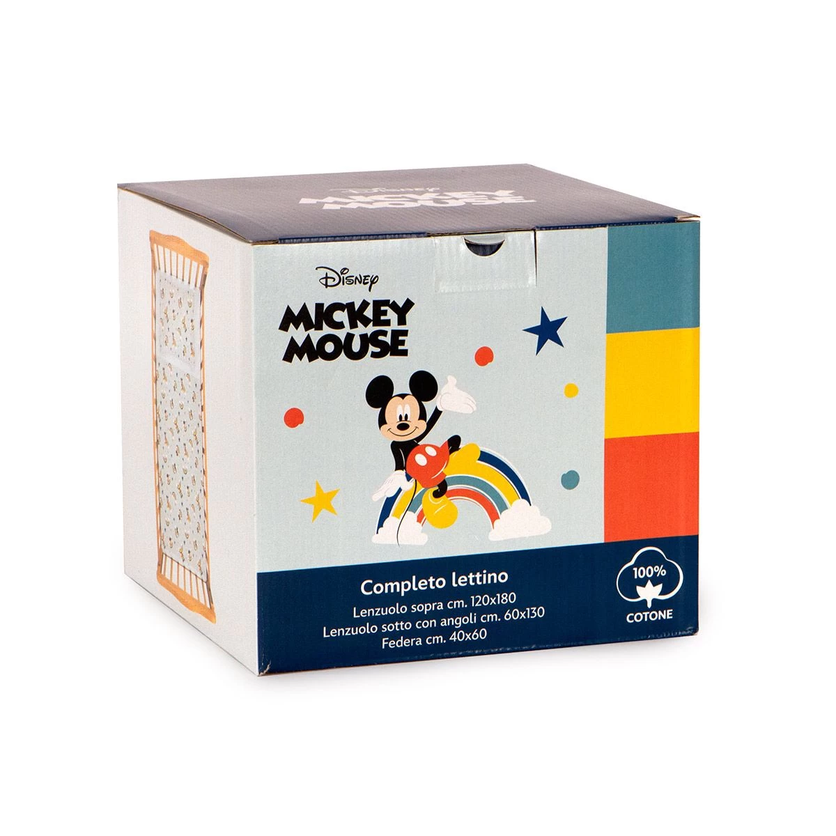 Completo Lenzuola Topolino Disney Per Lettino Baby J174 - immagine 2