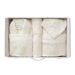 Completo Bagno Renato Balestra 8 Pz Noemi Uomo&Donna Spugna Di Cotone Q478