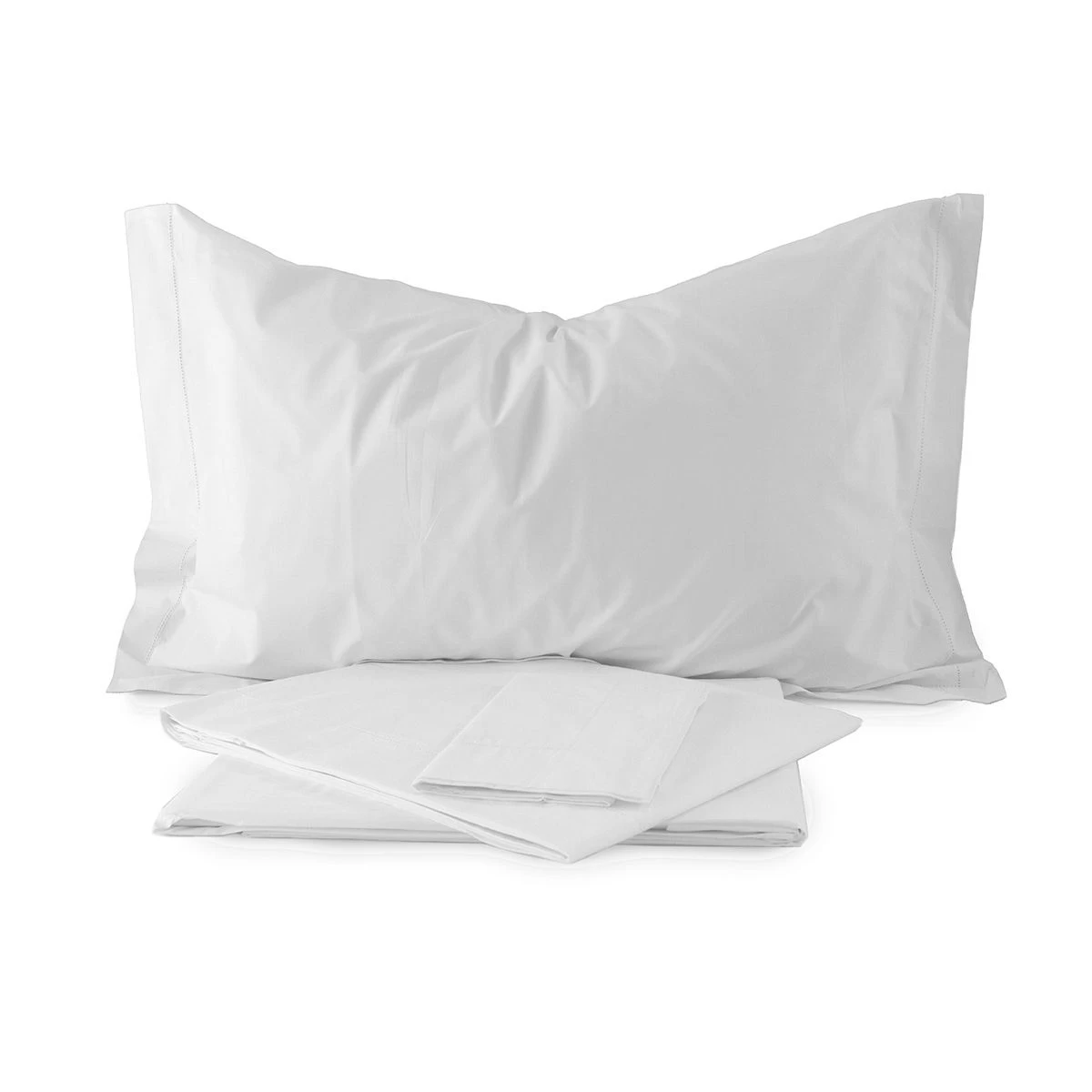 Completo Lenzuola Percalle Di Puro Cotone Matrimoniale Con Punto A Giorno P379