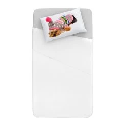 Completo Lenzuola Singolo In Cotone Con Stampa Digitale Yorkshire R676