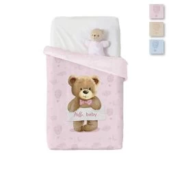 Coperta In Pile Vellutato Orsetto Di Manterol Per Lettino Baby J841