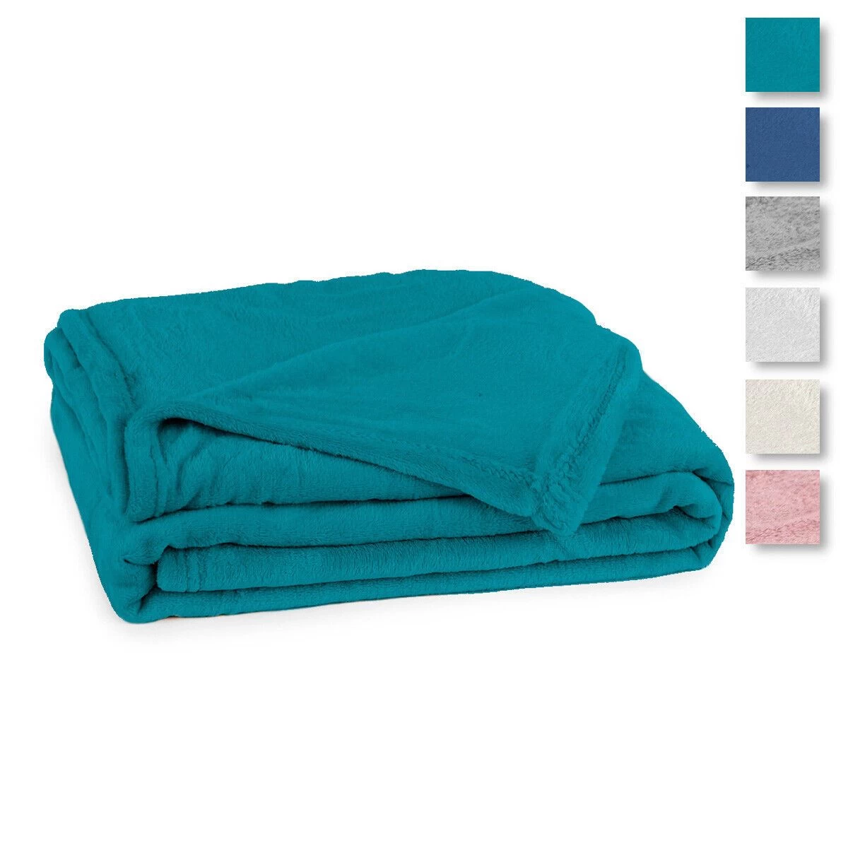 Coperta Plaid Perla In Pile Coral - Dimensioni Varie K938