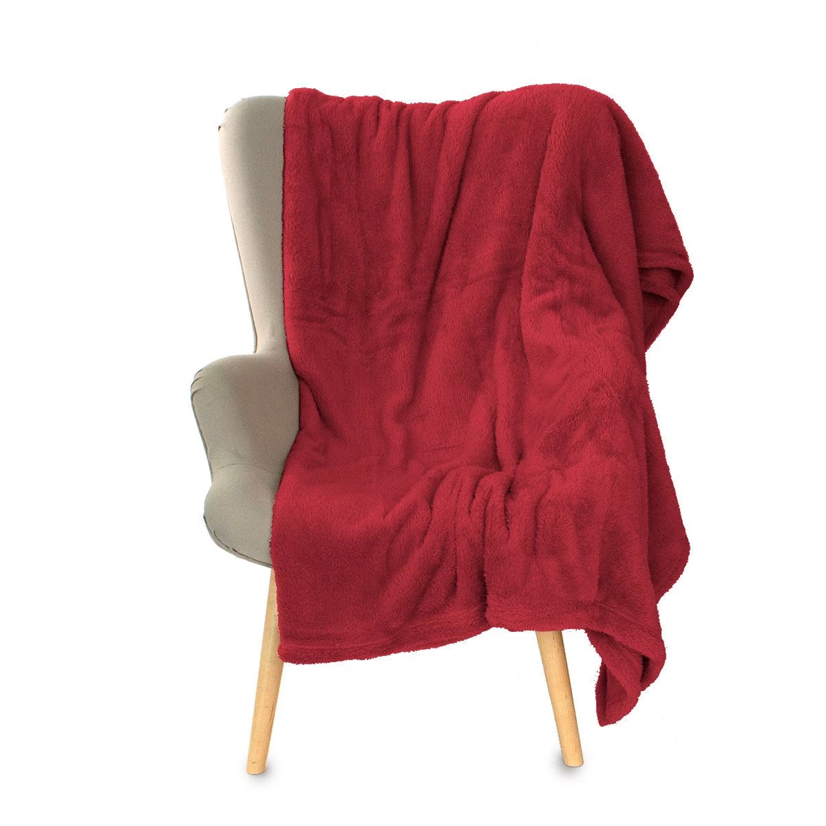 Coperta Plaid Soffice In Sherpa - Dimensioni Varie K913 - immagine 2