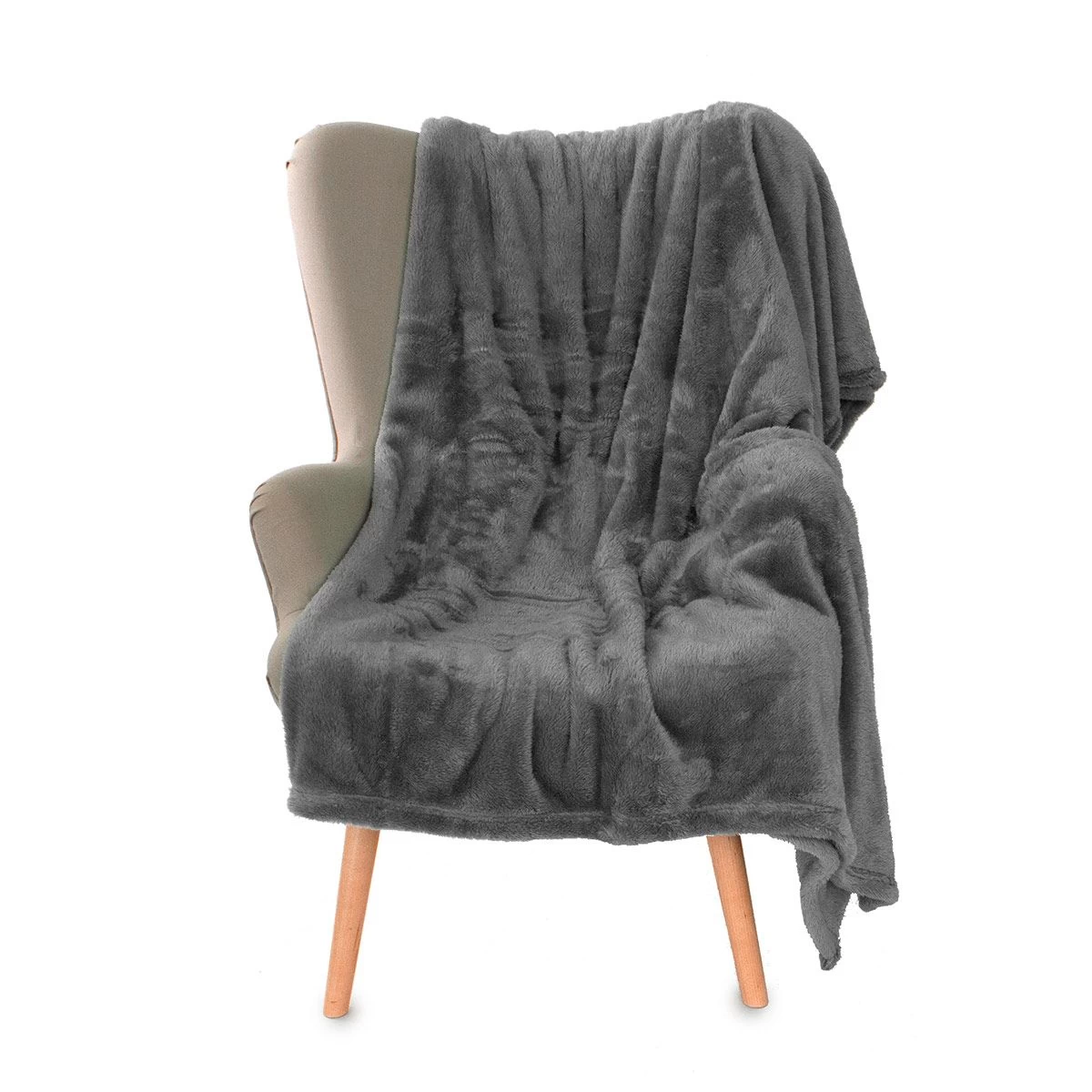 Coperta Plaid Soffice In Sherpa - Dimensioni Varie K913 - immagine 7